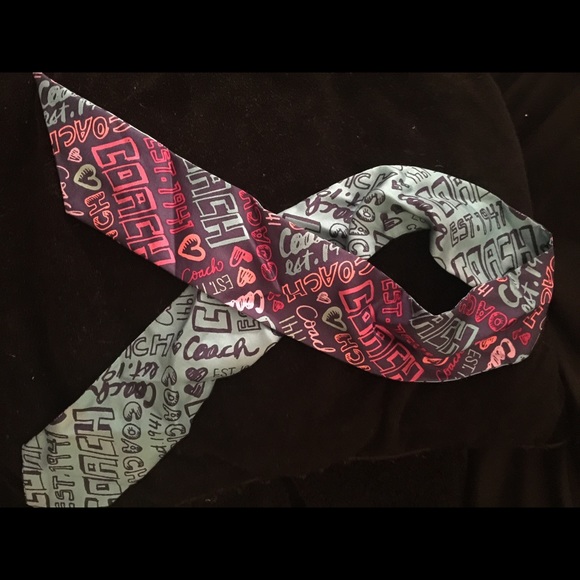 Coach 30" scarf accessory for bags