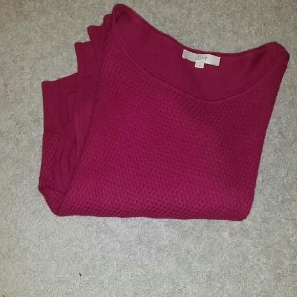 LOFT maroon sweater