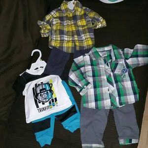 Baby boy lot TrukFit Carters