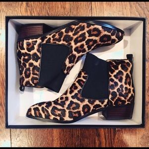Yosi Samra cheetah print booties