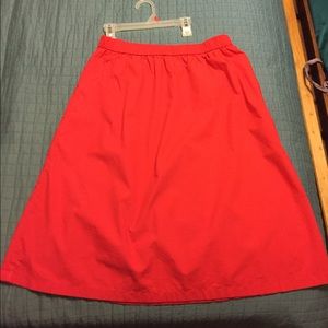 Red/Orange Gap skirt