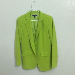 Lime green blazer