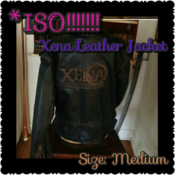 ***ISO Xena Warrior Princess Leather Biker Jacket