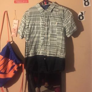 Modern Amusement Button Up Shirt