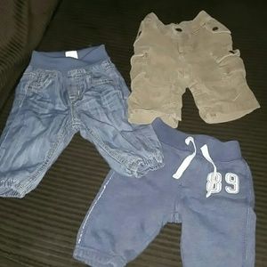 Baby bot lot pants all GAP