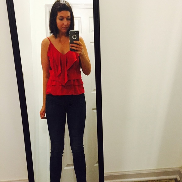 Rory Beca Silk Ruffle Cami