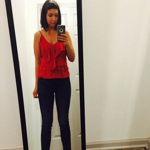 Rory Beca Silk Ruffle Cami