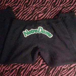 Notre Dame sweats size medium.