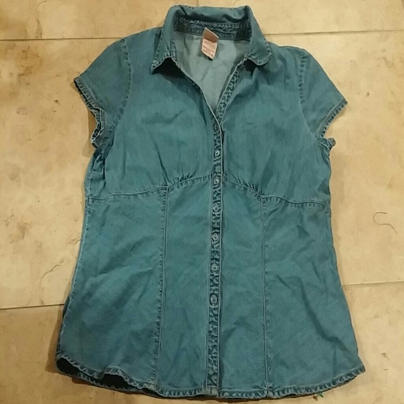 Faded Glory Denim top - Picture 1 of 3