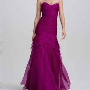 Theia strapless mermaid gown (color: orchid)