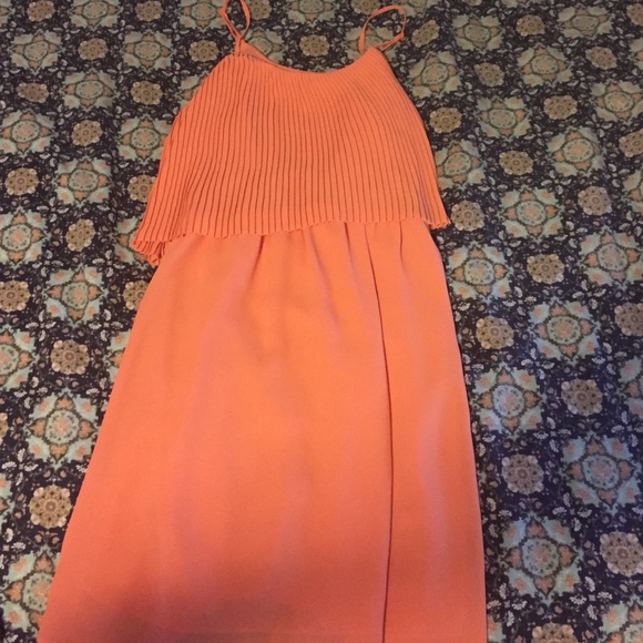 Orange dress