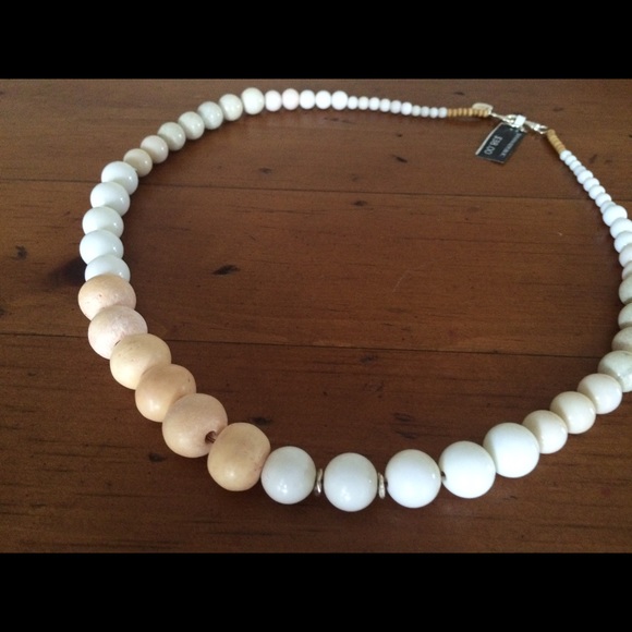 Banana Republic Jewelry - Ban Rep FINE pastel stone/mixed-media necklace-NWT