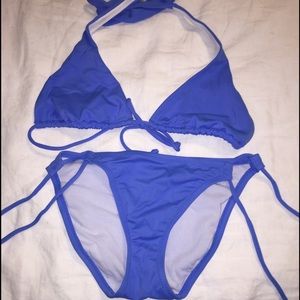 Victoria Secret blue string bikini
