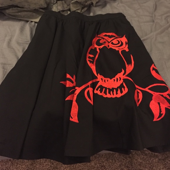 eShakti Owl Skirt: L/12