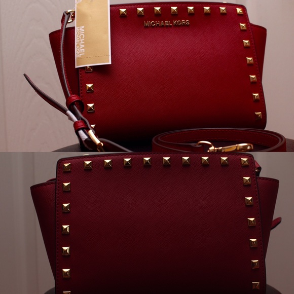 Michael Kors Handbags - NWT MICHAEL KORS Selma Stud Messenger