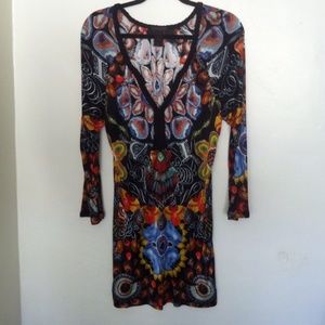 SOLD Custo Barcelona runway dress