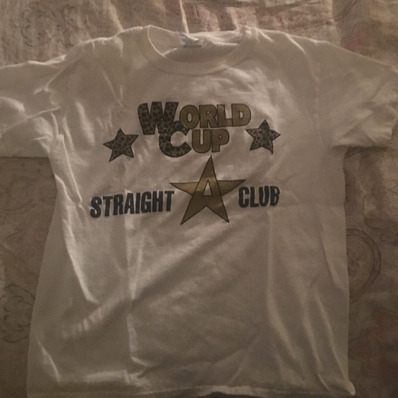 "World Cup straight A club" tshirt - Picture 1 of 4