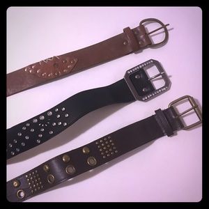 ⭐️BELT SALE⭐️THREE Studded Belts