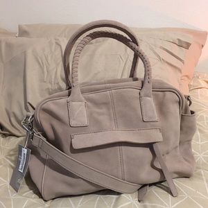 H&M premium quality suede handbag