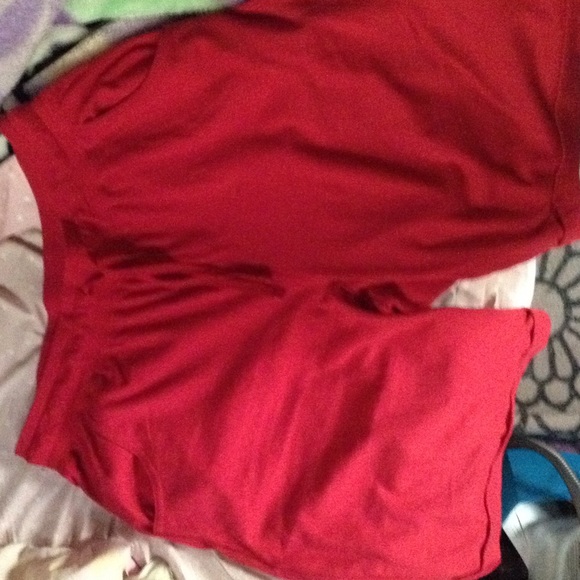 2 summer time tops. 2 pair of cotton Shorts Navy - Picture 4 of 4