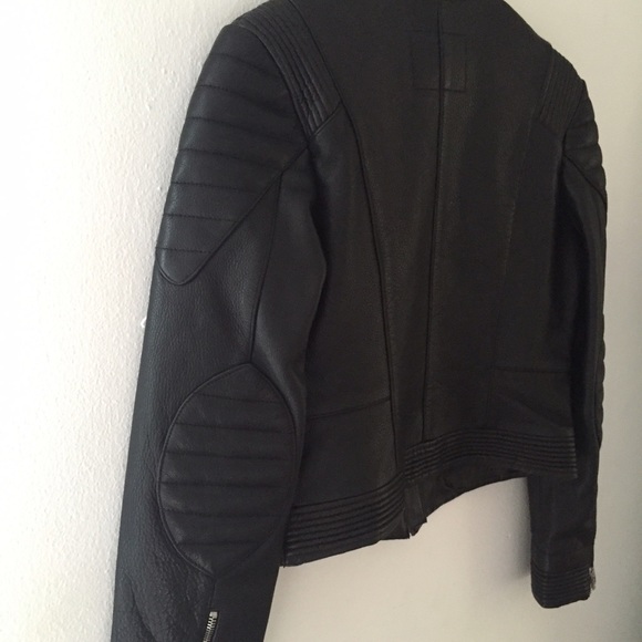 SOLD ON ANOTHER SITE: McQueen leather Moto jacket - Picture 2 of 4