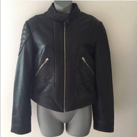 SOLD ON ANOTHER SITE: McQueen leather Moto jacket - Picture 3 of 4