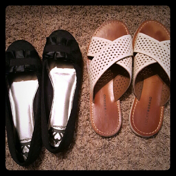 Shoes! White available only. Buy today or donating