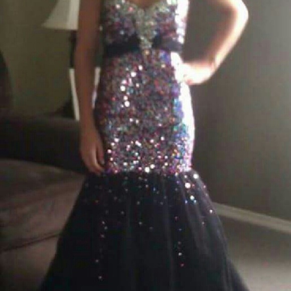 Mermaid style prom dress