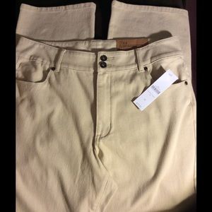 Coldwater creek knit denim jeans 14 NWT