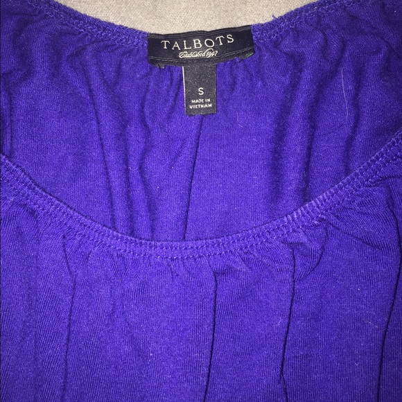 Talbots Royal Blue Long Sleeved Top