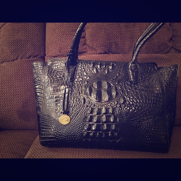 Authentic black Brahmin shoulder bag