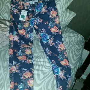 Floral stretch ROXY denim