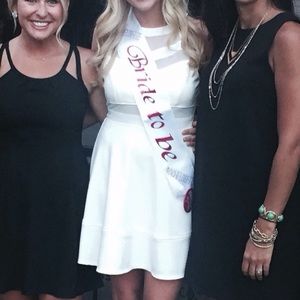 White Bachelorette Dress