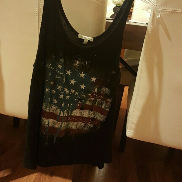 Charolette russe American flag tank
