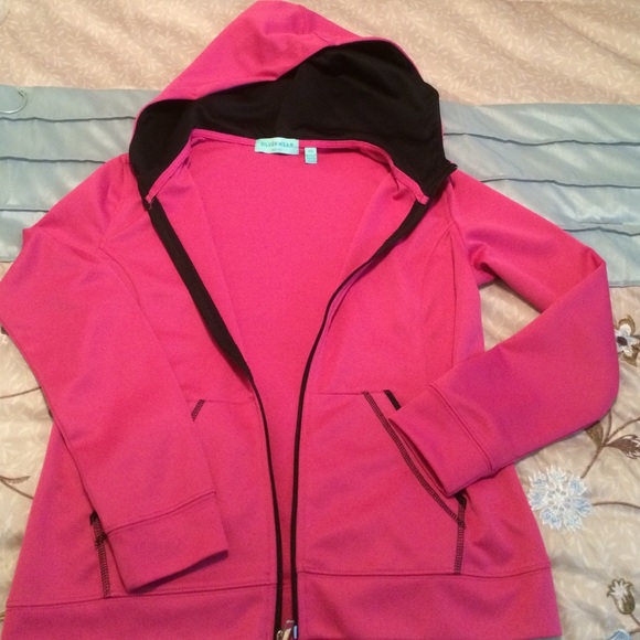 Pink & black hoodie