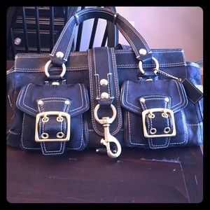 Authentic Coach Legacy Black satchel