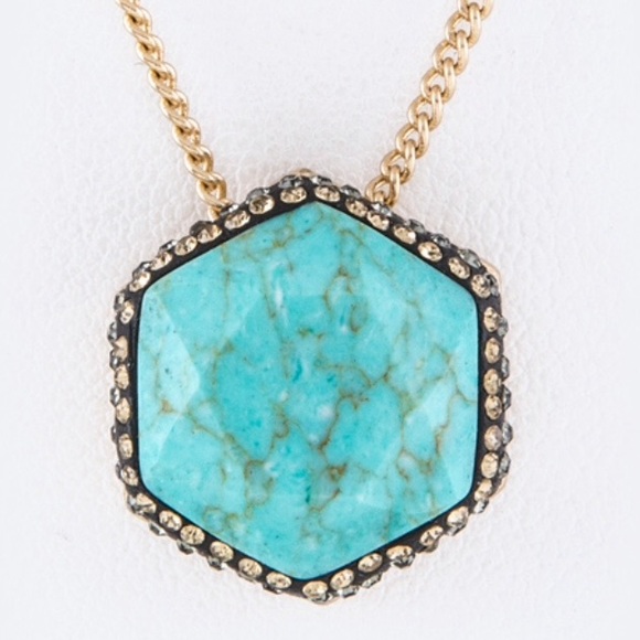 🔹Turquoise Stone Necklace🔹 - Picture 2 of 4