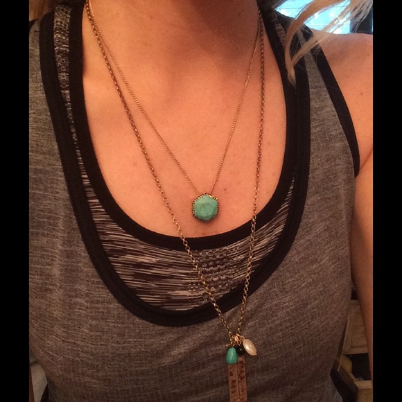 🔹Turquoise Stone Necklace🔹 - Picture 3 of 4