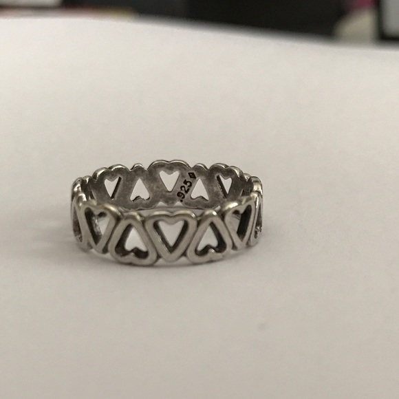 Heart Band Ring❣️LAST ONE❣️ - Picture 2 of 6