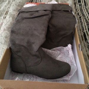 Gray Boots