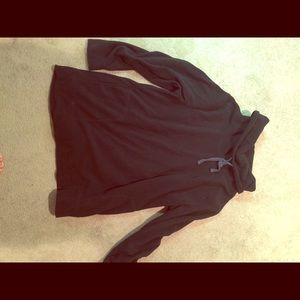 Old navy black cow neck hoodie