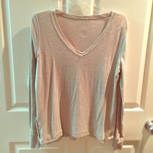 Beige kohls long sleeve tee