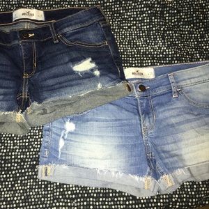 2 Hollister Jean Shorts