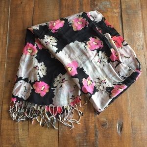 J.Crew Floral Scarf