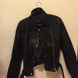 Faux leather jacket