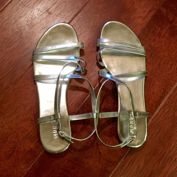 Old navy silver sandals