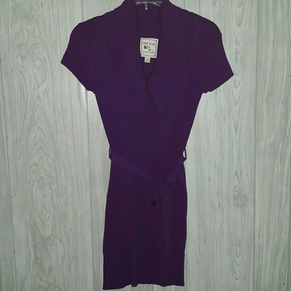 Purple sweater (light material) dress