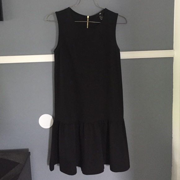 Black, flapper style cocktail dress