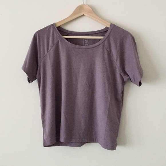 Lilac Suede Tee