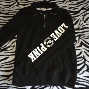 Victoria's Secret PINK half-zip sweatshirt